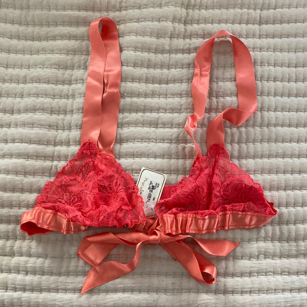 Erin fetherston cosa bella tie front bralette